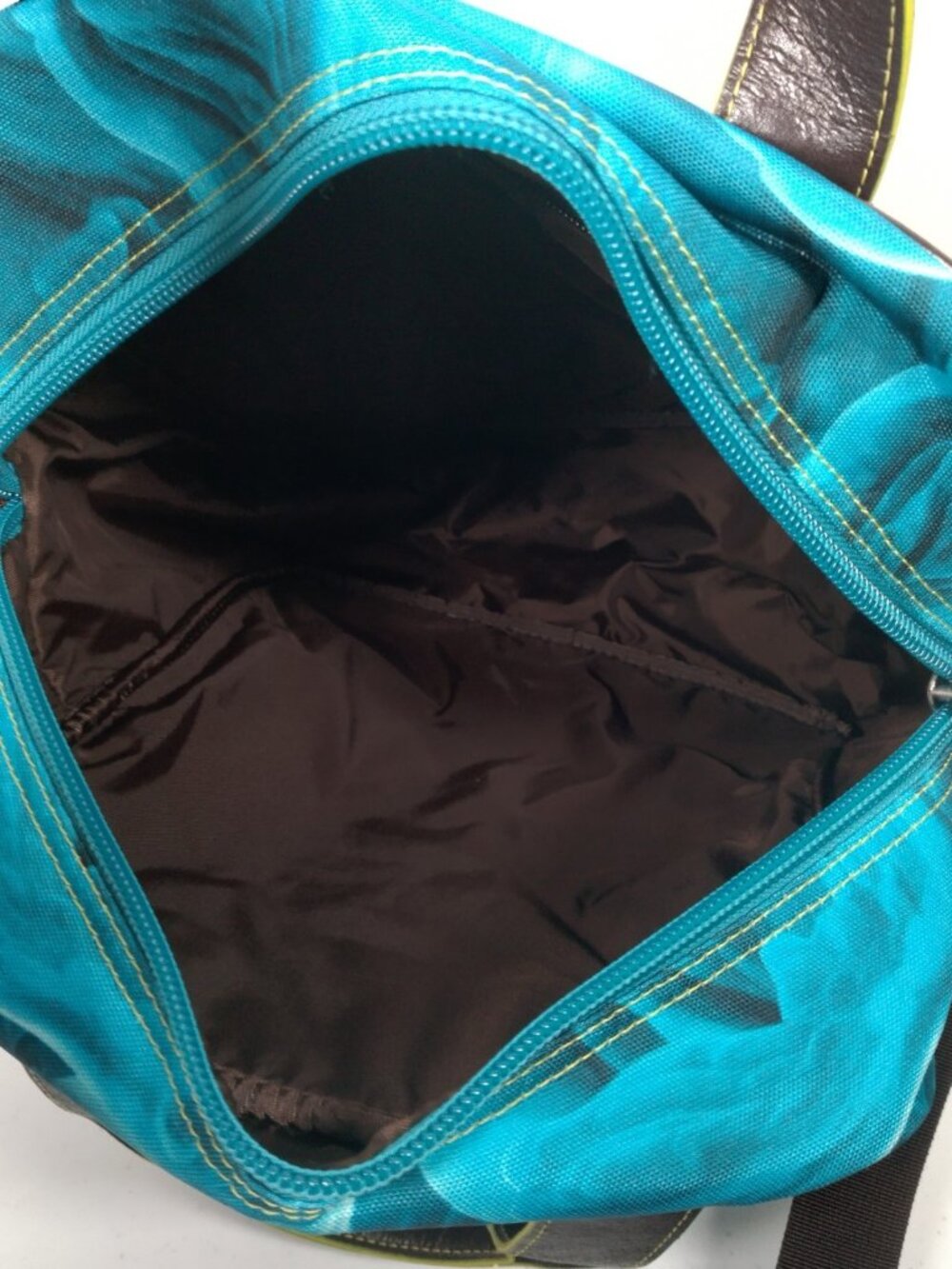 Nike Tote Bag Blue Abstract Print Padded Shoulder Strap Trippy Swirl Travel - Picture 6 of 16
